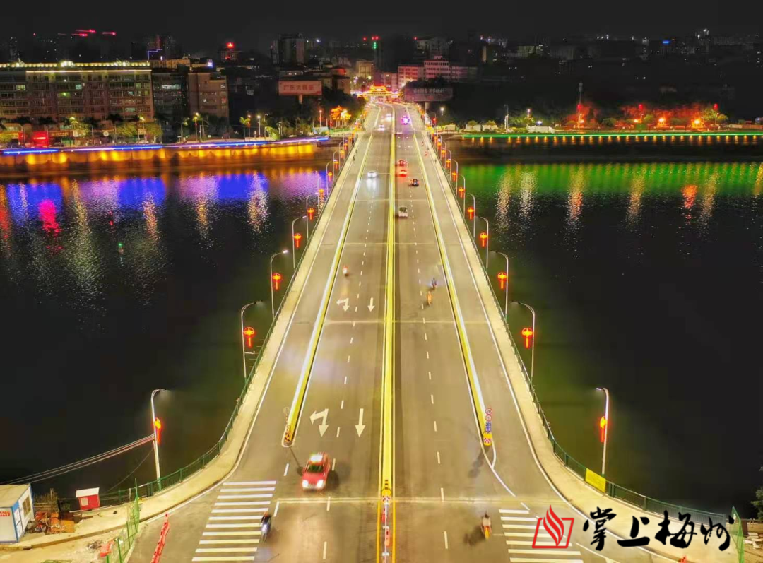 嘉应大桥今起临时开放通行