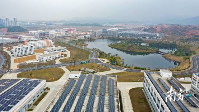 广梅产业园全力承接产业有序转移，推动园区高质量发展。受访者供图