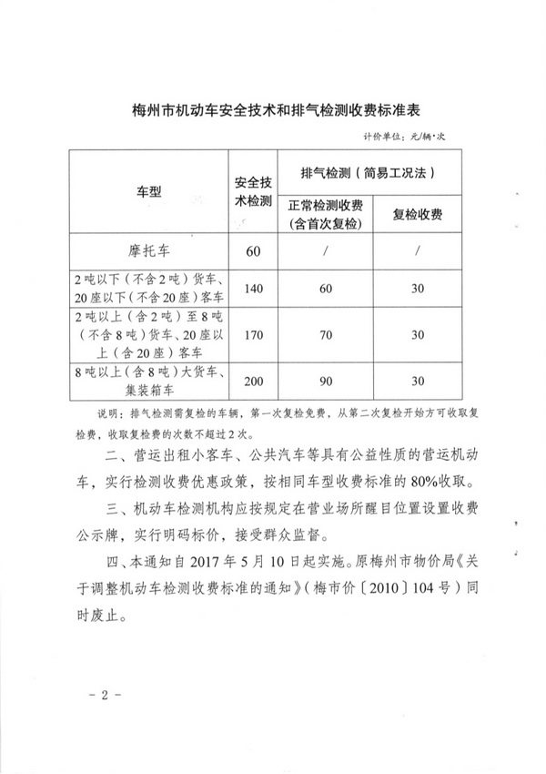 05091120499梅市发改收费〔2017〕76号梅州市发展和改革局关于机动车安全技术和排气检测收费问题的通知_2_调整大小.jpg