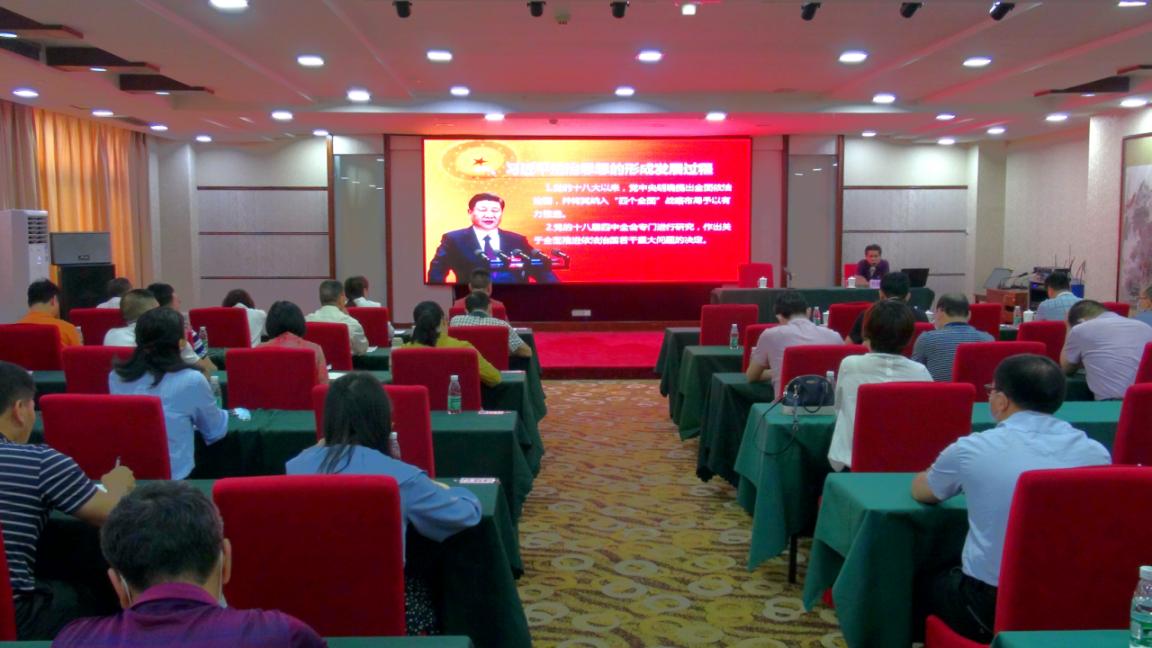 刘加洪教授以《党史学教 培根铸魂》为题,从开展党史学习教育的重要性
